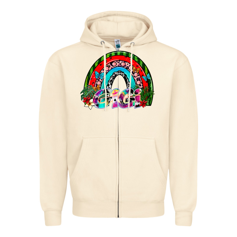 Gigi Zipper Hoodie by SublimationCraftShop | Teevron