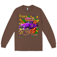 Chestnut happy mardi gras truck olivia Long Sleeve Tee - OliviaCreatesArt