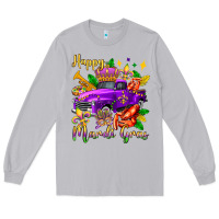 Moon Dust happy mardi gras truck olivia Long Sleeve Tee - OliviaCreatesArt