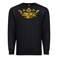 Black crown Premium Sweatshirt - BarkalooDesign