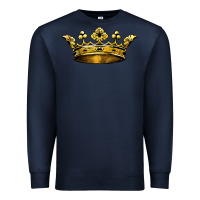 Navy crown Premium Sweatshirt - BarkalooDesign