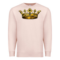 Pale Pink crown Premium Sweatshirt - BarkalooDesign