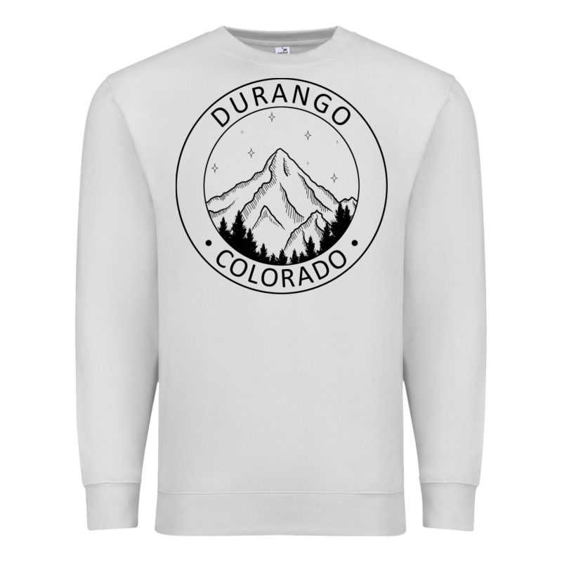 Durango Mountain City - Colorado State Souvenir Gift Premium Sweatshirt by trangStudio | Teevron