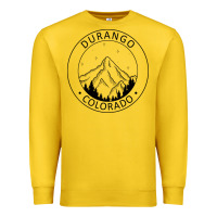 Lemon Durango Mountain City - Colorado State Souvenir Gift Premium Sweatshirt - trangStudio