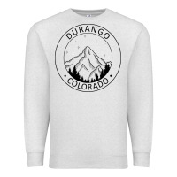 Oatmeal Heather Durango Mountain City - Colorado State Souvenir Gift Premium Sweatshirt - trangStudio