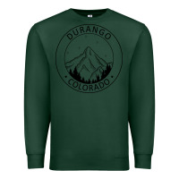 Sports Green Durango Mountain City - Colorado State Souvenir Gift Premium Sweatshirt - trangStudio