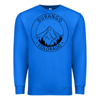 True Royal Durango Mountain City - Colorado State Souvenir Gift Premium Sweatshirt - trangStudio