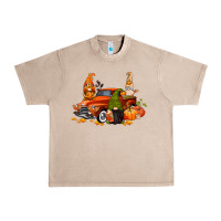 French Oak fall gnome truck Urban Heavy Tee - CowGirlArtShop