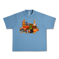 Pebble Blue fall gnome truck Urban Heavy Tee - CowGirlArtShop