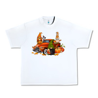 White fall gnome truck Urban Heavy Tee - CowGirlArtShop