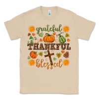Mushroom Grateful thankful blessed Classic Tee - NancyCooperArtShop