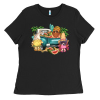 Summer Gnomies Truck Ladies Tee | Teevron