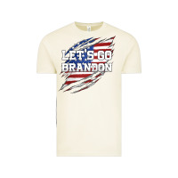 Vintage Arctic Let's Go Brandon Ripped Cloth with American Flag Vintage Tee - Jasminsmagicworld