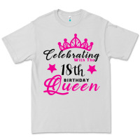 Dove Grey Celebrating With the 18th Birthday Queen Premium Tee - Bettercallsaul