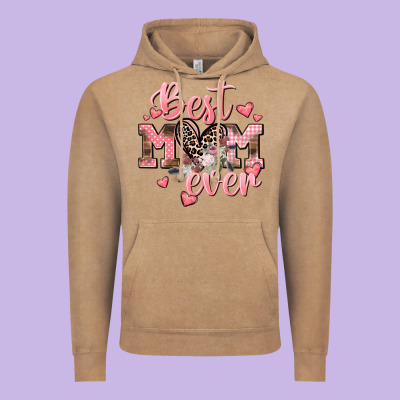 Best Mom Ever Mother's Day Vintage Hoodie Designed By Cowgirlartshop