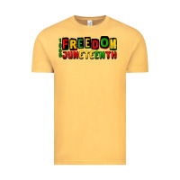 Vintage Mustard freedom juneteenth Vintage Tee - CowGirlArtShop