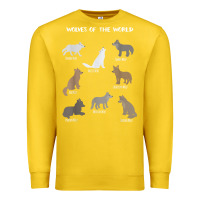 Lemon Wolves Of The World Educational Wolf Gift Premium Sweatshirt - trangStudio