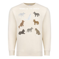 Sandshell Wolves Of The World Educational Wolf Gift Premium Sweatshirt - trangStudio