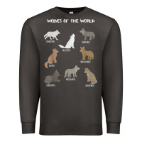 Wolves Of The World Educational Wolf Gift Premium Sweatshirt | Teevron