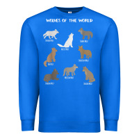 True Royal Wolves Of The World Educational Wolf Gift Premium Sweatshirt - trangStudio