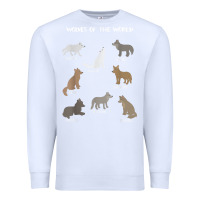 White Wolves Of The World Educational Wolf Gift Premium Sweatshirt - trangStudio