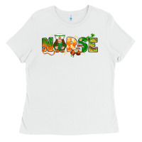 St Patricks Day Nurse With Gnome Ladies Tee | Teevron