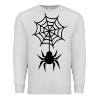 Dove Grey spider t  shirt spider with web 17971797 Premium Sweatshirt - trangStudio