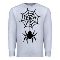 Heather Grey spider t  shirt spider with web 17971797 Premium Sweatshirt - trangStudio