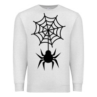 Oatmeal Heather spider t  shirt spider with web 17971797 Premium Sweatshirt - trangStudio