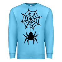 Ocean Blue spider t  shirt spider with web 17971797 Premium Sweatshirt - trangStudio