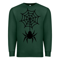 Sports Green spider t  shirt spider with web 17971797 Premium Sweatshirt - trangStudio