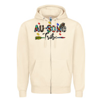 Au Some Tribe Zipper Hoodie | Teevron