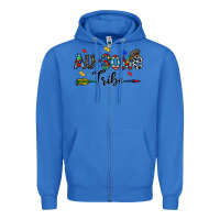 True Royal au some tribe Zipper Hoodie - CowhideDigitalArt