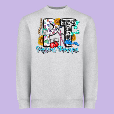 Pt Therapy Heavyweight Sweatshirt Designed By Cowhidedigitalart
