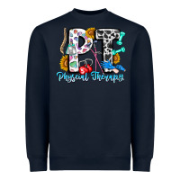 Navy pt therapy Heavyweight Sweatshirt - CowhideDigitalArt