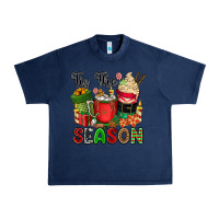 Navy tis the season Urban Heavy Tee - CowGirlArtShop
