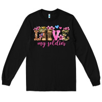 Black love my soldier olivia Long Sleeve Tee - OliviaCreatesArt