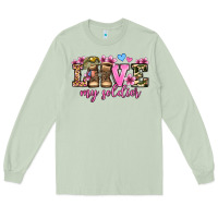 Matcha love my soldier olivia Long Sleeve Tee - OliviaCreatesArt
