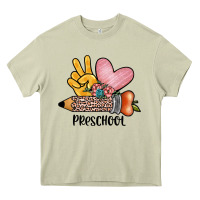 Mossy peace love preschool Heavy Core Tee - JahusDesignShop