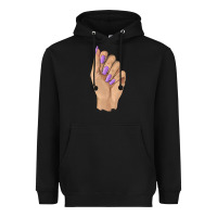 Black nail Heavyweight Hoodie - BarkalooDesign