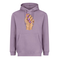 Lavender nail Heavyweight Hoodie - BarkalooDesign