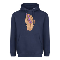 Navy nail Heavyweight Hoodie - BarkalooDesign