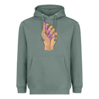 Sage nail Heavyweight Hoodie - BarkalooDesign