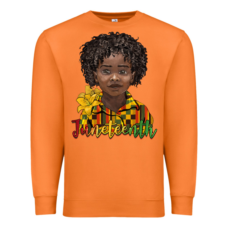 Juneteenth Black Boy Premium Sweatshirt by BarkalooDesign | Teevron