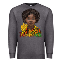 Charcoal Heather juneteenth black boy Premium Sweatshirt - BarkalooDesign