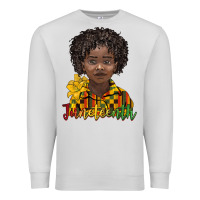 Dove Grey juneteenth black boy Premium Sweatshirt - BarkalooDesign