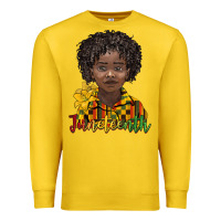 Lemon juneteenth black boy Premium Sweatshirt - BarkalooDesign