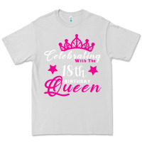 Dove Grey Celebrating With the 18th Birthday Queen Premium Tee - Bettercallsaul