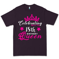 Plum Celebrating With the 18th Birthday Queen Premium Tee - Bettercallsaul