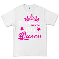 White Celebrating With the 18th Birthday Queen Premium Tee - Bettercallsaul